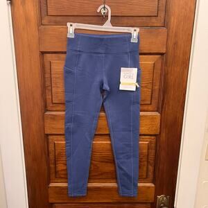 Athleta Girl Polartec Stash Tight Legging Blue US M 8-10 NWT's $65